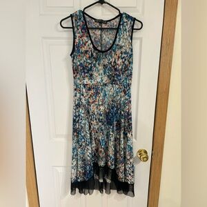 Multicolor Sleeveless Women's Dress